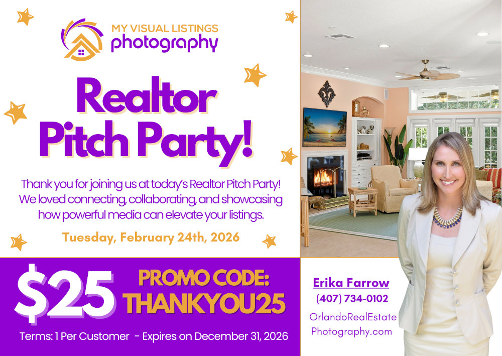 Thank you, from My Visual Listings Orlando